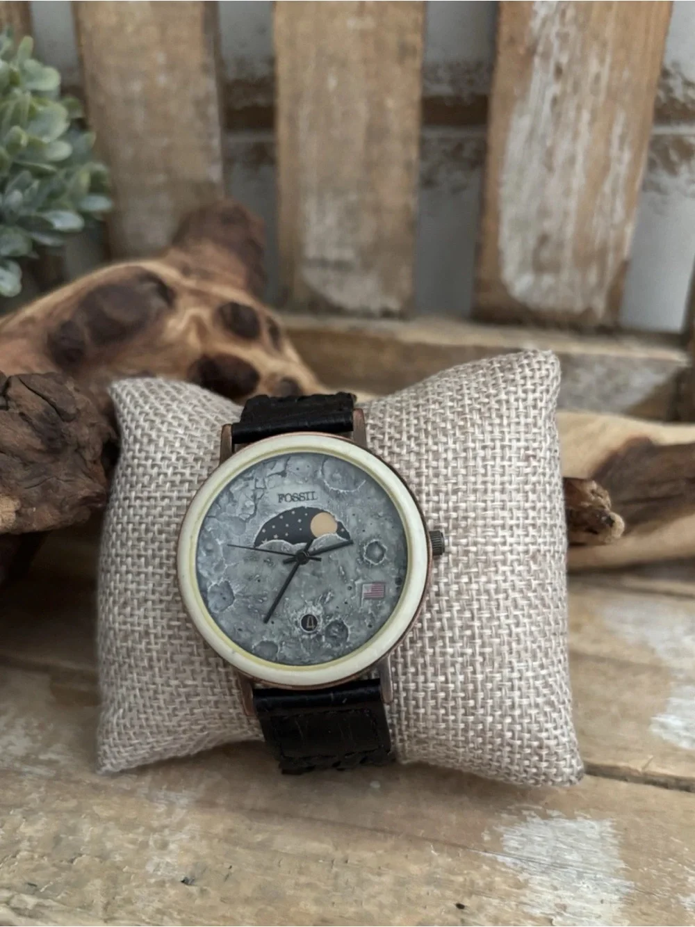 Fossil vintage moon
